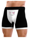 Kyu-T Head - Day Kawaia the Cute Girl Critter Mens NDS Wear Boxer Brief Underwear-Boxer Briefs-NDS Wear-Black-with-White-Small-Davson Sales