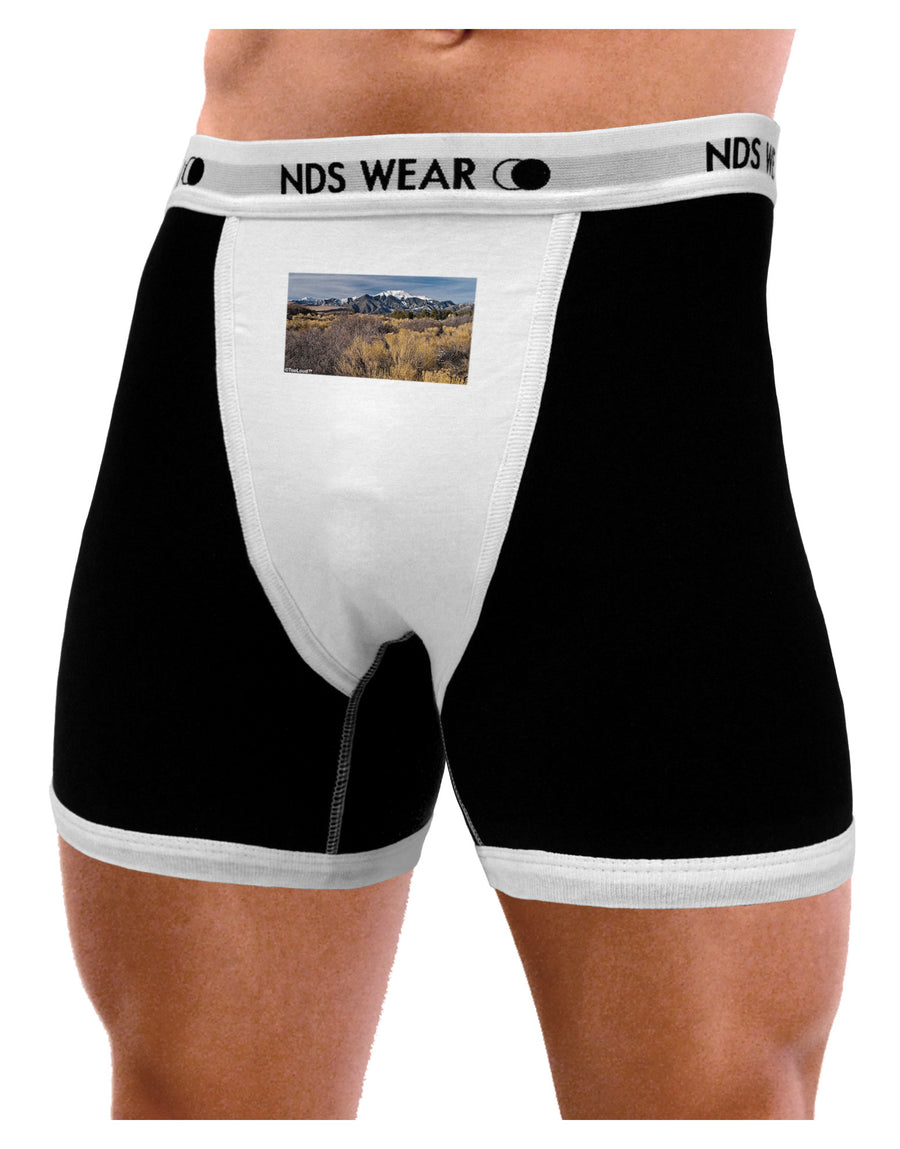 Mountain Forest Park Mens NDS Wear Boxer Brief Underwear-Boxer Briefs-NDS Wear-Black-with-White-Small-Davson Sales