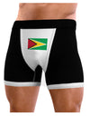 TooLoud Guyana Flag Mens NDS Wear Boxer Brief Underwear-Boxer Briefs-NDS Wear-Black-with-White-Small-Davson Sales