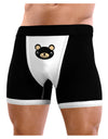 Kyu-T Head - Night Beartholomew Teddy Bear Mens NDS Wear Boxer Brief Underwear-Boxer Briefs-NDS Wear-Black-with-White-Small-Davson Sales