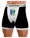 Life is Better in Flip Flops - Blue and Green Mens NDS Wear Boxer Brief Underwear-Boxer Briefs-NDS Wear-Black-with-White-Small-Davson Sales