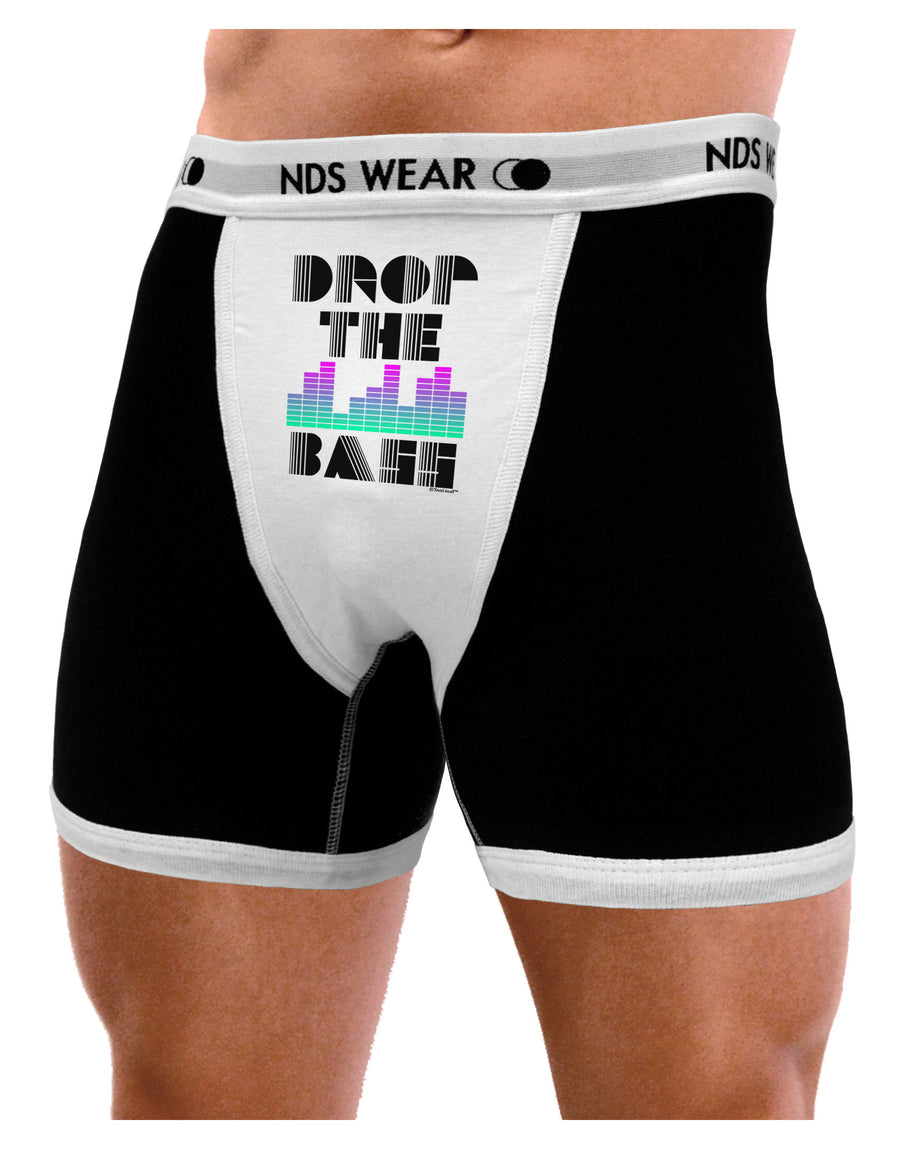 Drop the Bass Mens NDS Wear Boxer Brief Underwear-Boxer Briefs-NDS Wear-Black-with-White-Small-Davson Sales