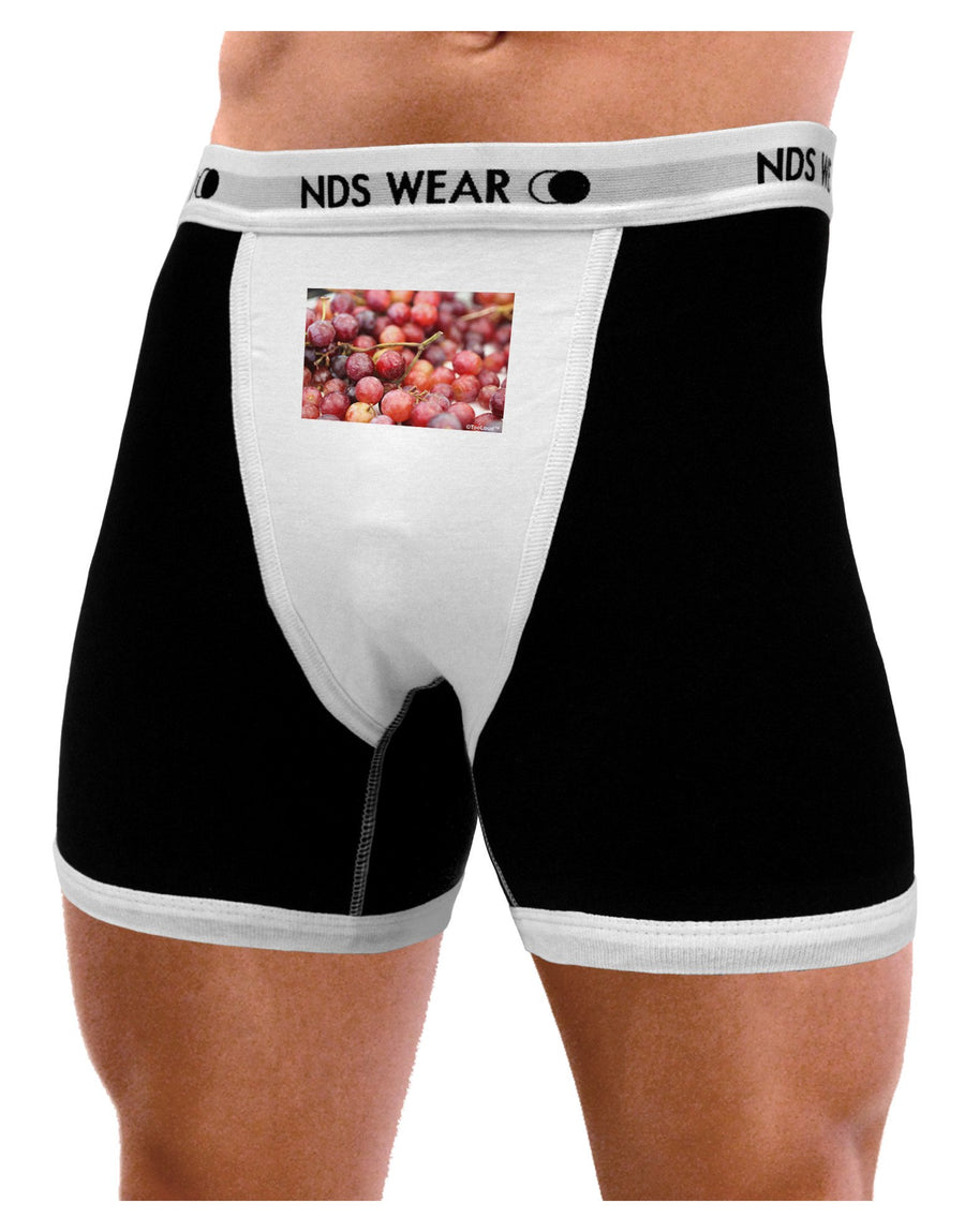 Buy Local - Grapes Mens NDS Wear Boxer Brief Underwear-Boxer Briefs-NDS Wear-Black-with-White-XXX-Large-Davson Sales