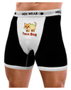 Cute Taco Dog Text Mens NDS Wear Boxer Brief Underwear-Boxer Briefs-NDS Wear-Black-with-White-Small-Davson Sales