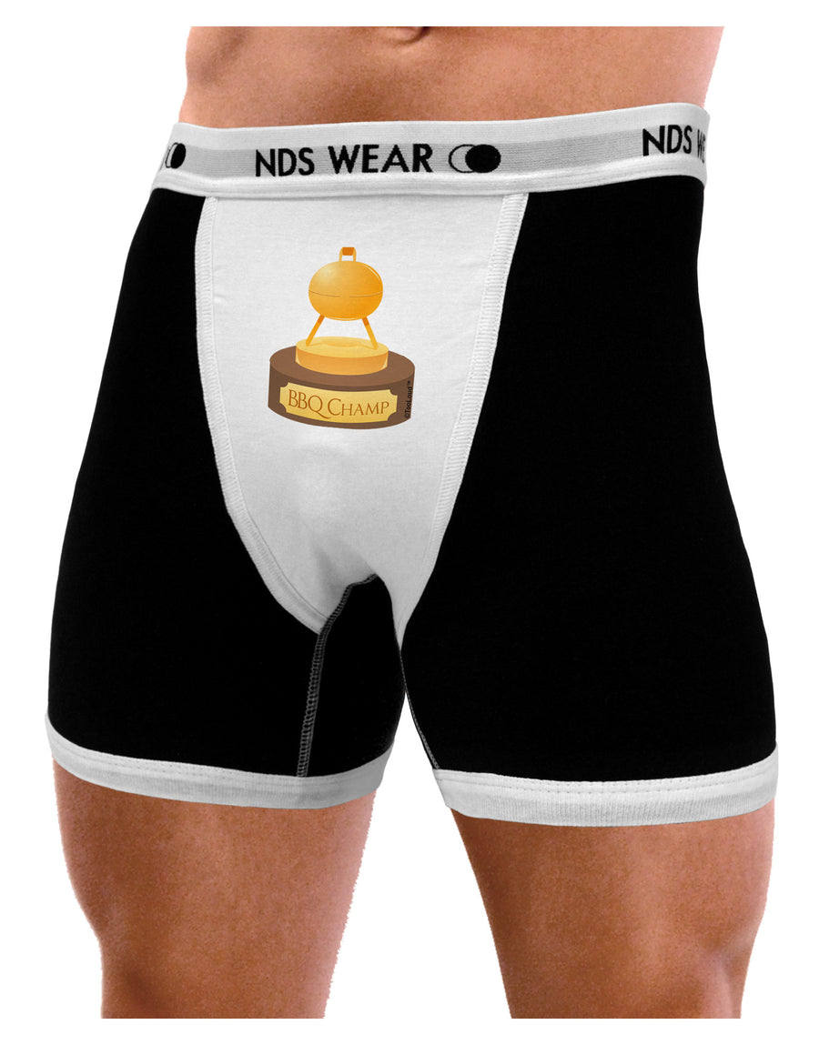 BBQ Champ - Golden Grill Trophy Mens NDS Wear Boxer Brief Underwear by TooLoud-Boxer Briefs-NDS Wear-Black-with-White-Small-Davson Sales