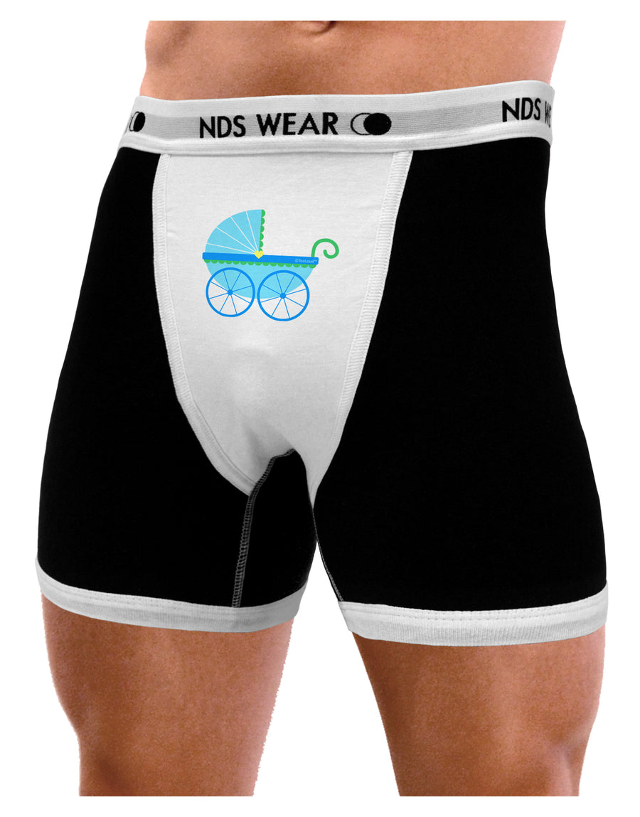 Baby Boy Carriage Mens NDS Wear Boxer Brief Underwear-Boxer Briefs-NDS Wear-Black-with-White-Small-Davson Sales