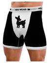 Cute Rudolph Silhouette - Christmas Mens NDS Wear Boxer Brief Underwear by TooLoud-Boxer Briefs-NDS Wear-Black-with-White-Small-Davson Sales