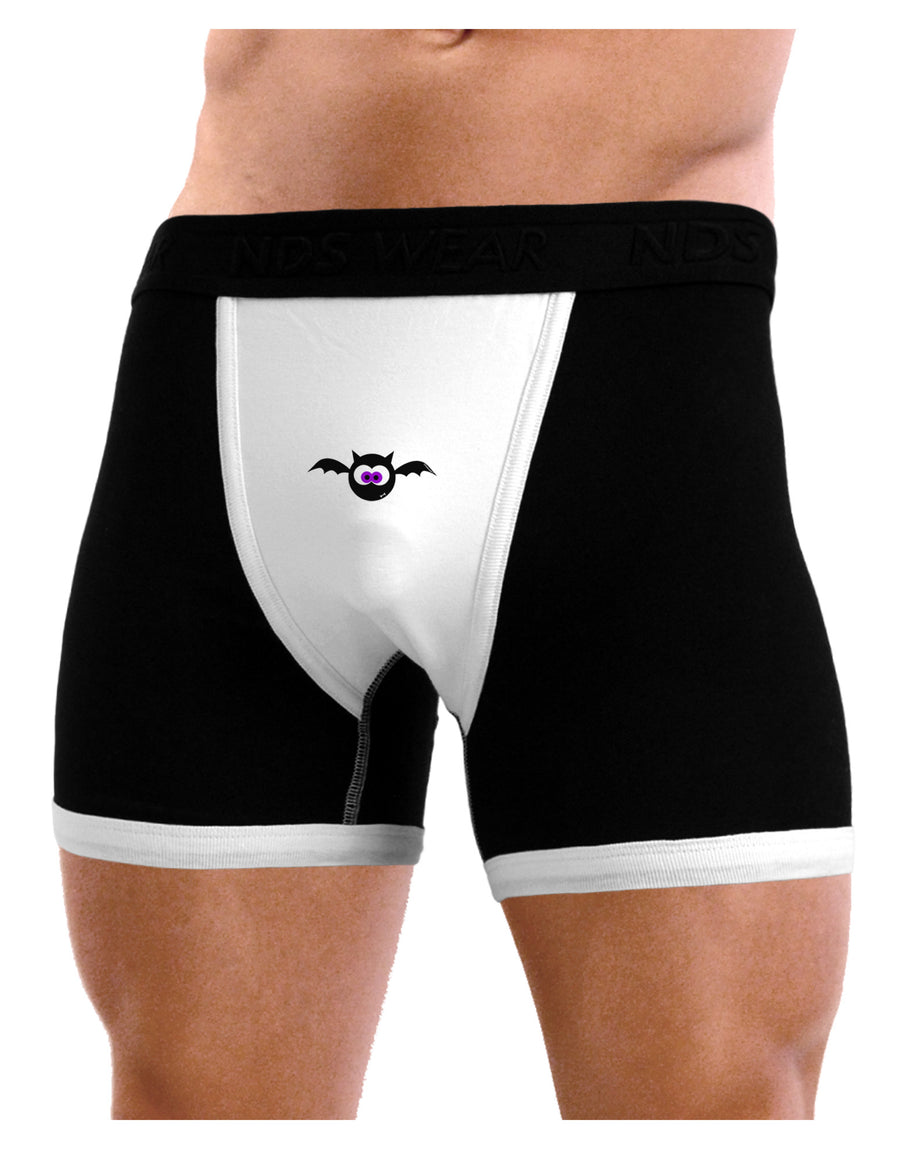 Vampire Bat Halloween Mens NDS Wear Boxer Brief Underwear-Boxer Briefs-NDS Wear-Black-with-White-Small-Davson Sales