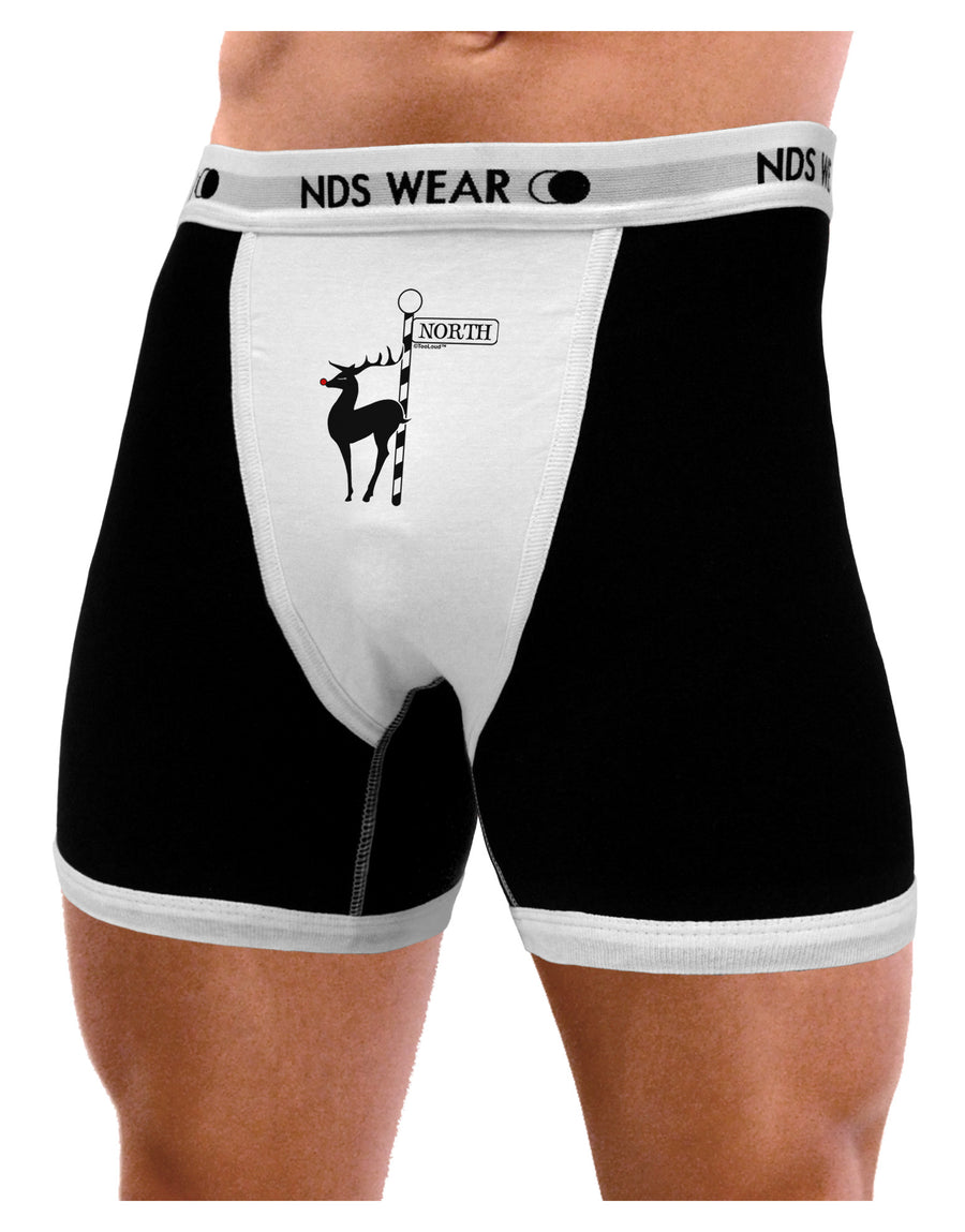 Rudolf the Ratchet Reindeer Mens NDS Wear Boxer Brief Underwear-Boxer Briefs-NDS Wear-Black-with-White-Small-Davson Sales