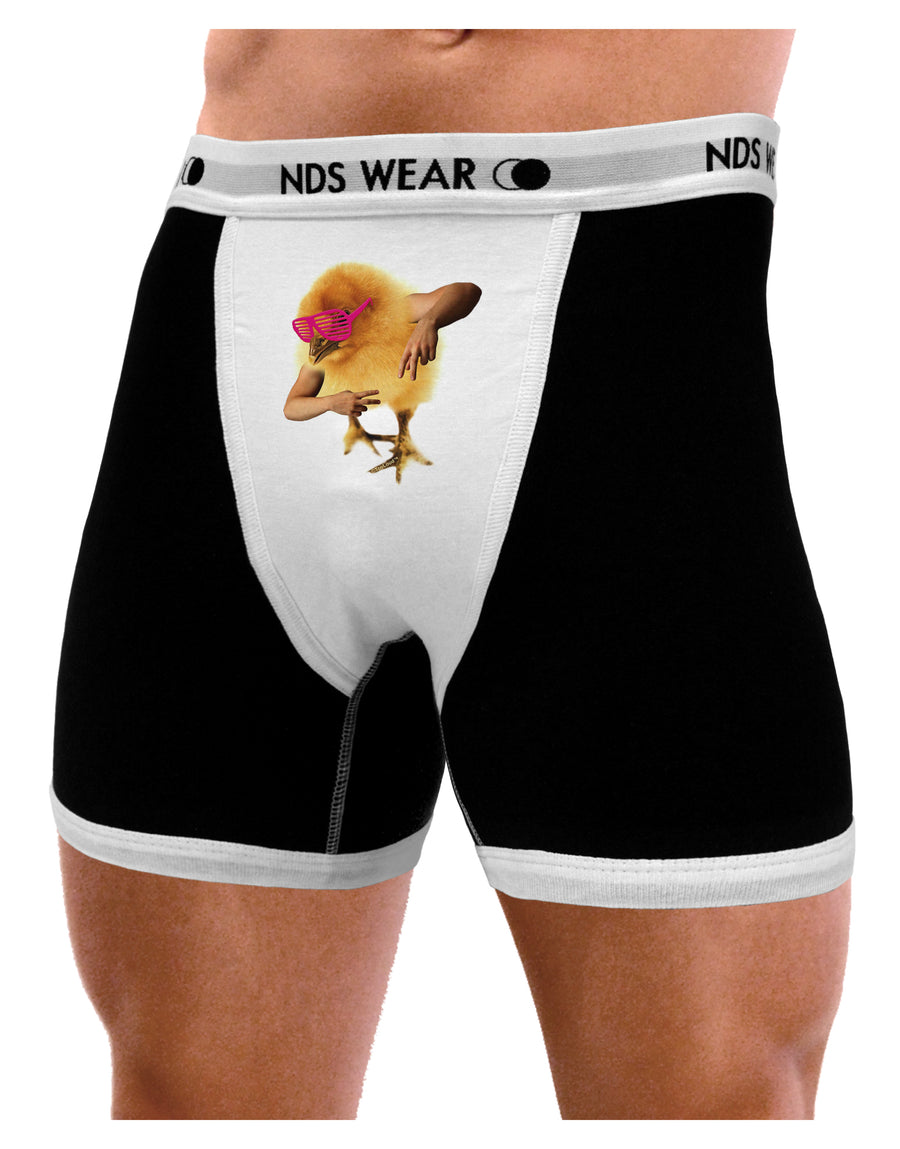 Bro Chick Mens NDS Wear Boxer Brief Underwear-Boxer Briefs-NDS Wear-Black-with-White-Small-Davson Sales