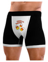 TooLoud Trick or Treat Cute Candy Corn Halloween Mens NDS Wear Boxer Brief Underwear-Boxer Briefs-NDS Wear-Black-with-White-Small-Davson Sales