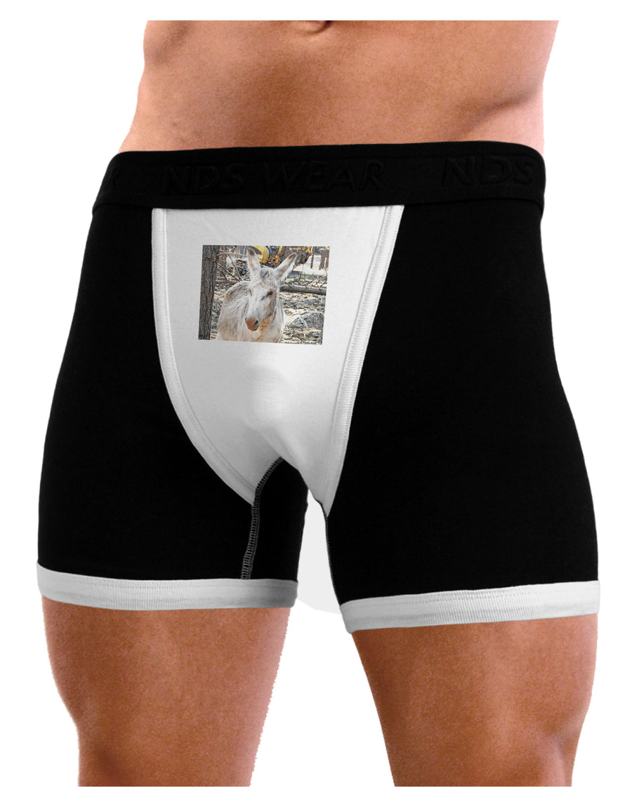 Troubled Burro Mens NDS Wear Boxer Brief Underwear-Boxer Briefs-NDS Wear-Black-with-White-Small-Davson Sales