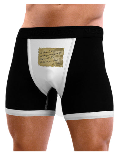 The Life In Your Years Lincoln Mens NDS Wear Boxer Brief Underwear by TooLoud