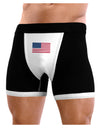 American Flag - Marijuana Leaf Mens NDS Wear Boxer Brief Underwear-Boxer Briefs-NDS Wear-Black-with-White-Small-Davson Sales