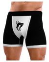 Cute Arched Black Cat Halloween Mens NDS Wear Boxer Brief Underwear-Boxer Briefs-NDS Wear-Black-with-White-Small-Davson Sales