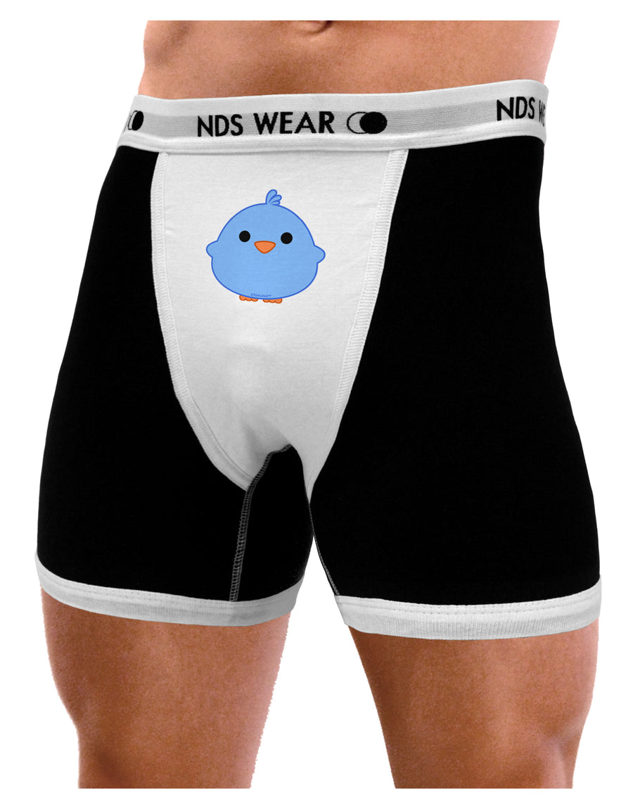 Cute Little Chick - Blue Mens NDS Wear Boxer Brief Underwear by TooLoud-Boxer Briefs-NDS Wear-Black-with-White-Small-Davson Sales