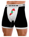 Lebanon Flag Silhouette Mens NDS Wear Boxer Brief Underwear-Boxer Briefs-NDS Wear-Black-with-White-Small-Davson Sales