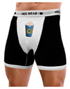 Happy Hanukkah Latte Cup Mens NDS Wear Boxer Brief Underwear-Boxer Briefs-NDS Wear-Black-with-White-Small-Davson Sales