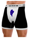 Single Left Dark Angel Wing Design - Couples Mens NDS Wear Boxer Brief Underwear-Boxer Briefs-NDS Wear-Black-with-White-Small-Davson Sales