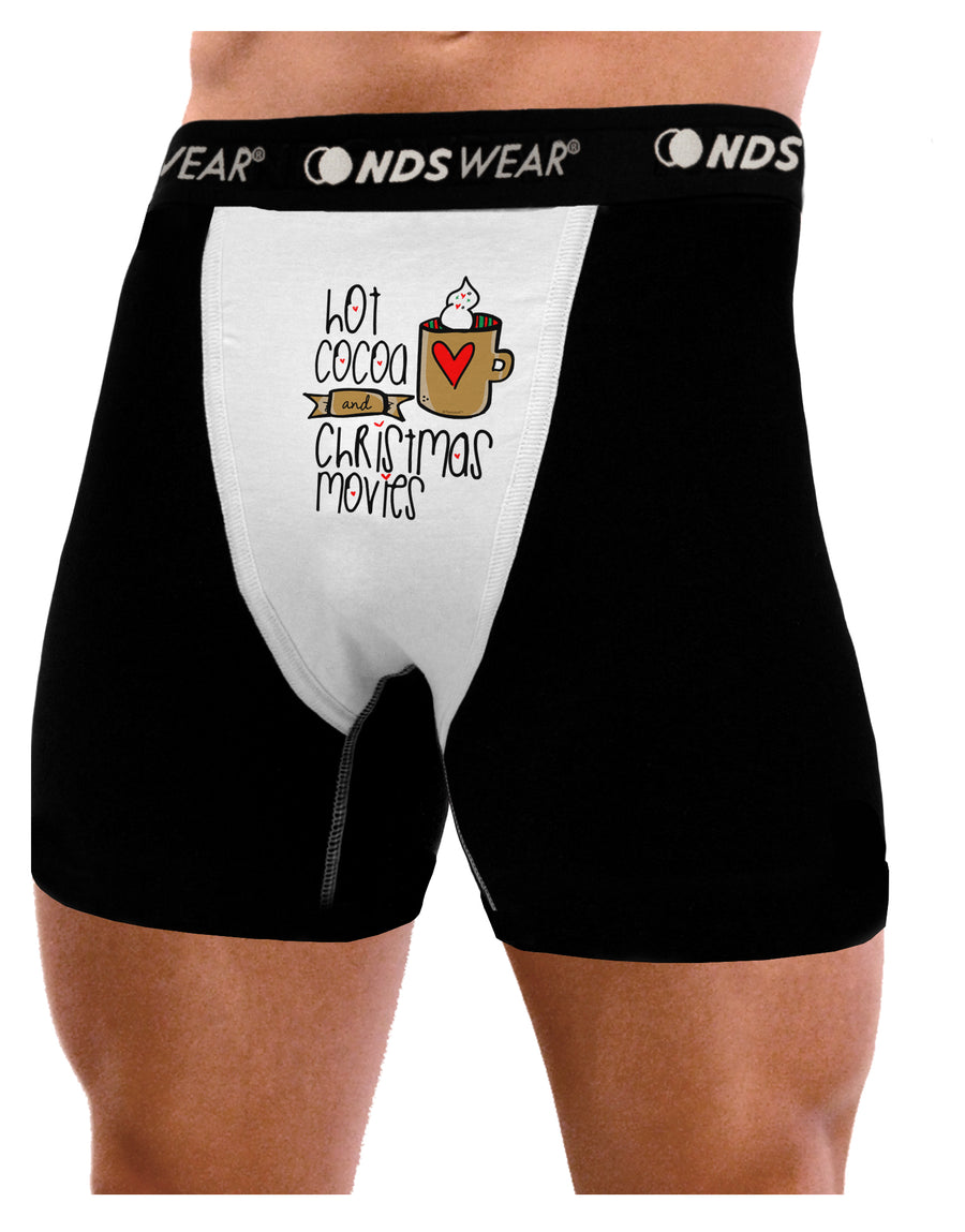 Hot Cocoa and Christmas Movies Mens NDS Wear Boxer Brief Underwear 3XL