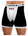Couples Pixel Heart Life Bar - Left Mens NDS Wear Boxer Brief Underwear by TooLoud