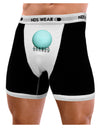 Planet Uranus Text Mens NDS Wear Boxer Brief Underwear-Boxer Briefs-NDS Wear-Black-with-White-Small-Davson Sales