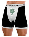 Celtic Knot 4 Leaf Clover St Patricks Mens NDS Wear Boxer Brief Underwear-Boxer Briefs-NDS Wear-Black-with-White-Small-Davson Sales