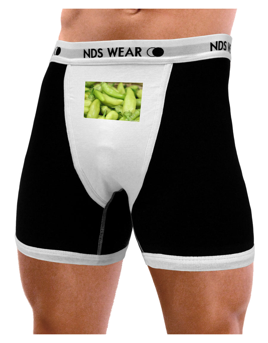 Buy Local - Jalapenos Mens NDS Wear Boxer Brief Underwear-Boxer Briefs-NDS Wear-Black-with-White-Small-Davson Sales