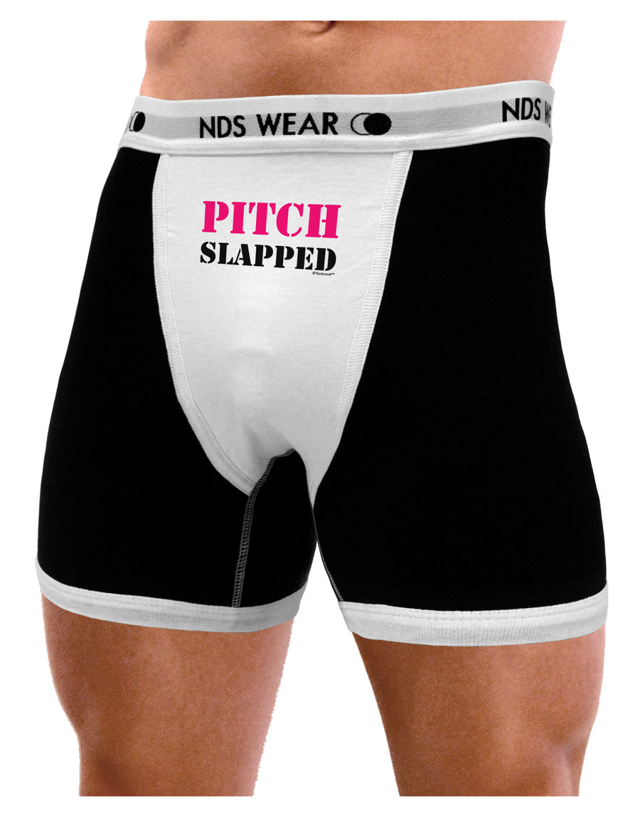 Pitch Slapped - Pink Mens NDS Wear Boxer Brief Underwear-Boxer Briefs-NDS Wear-Black-with-White-Small-Davson Sales