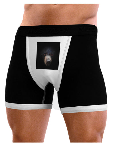 Scary Black Bear Mens NDS Wear Boxer Brief Underwear-Boxer Briefs-NDS Wear-Black-with-White-Small-Davson Sales