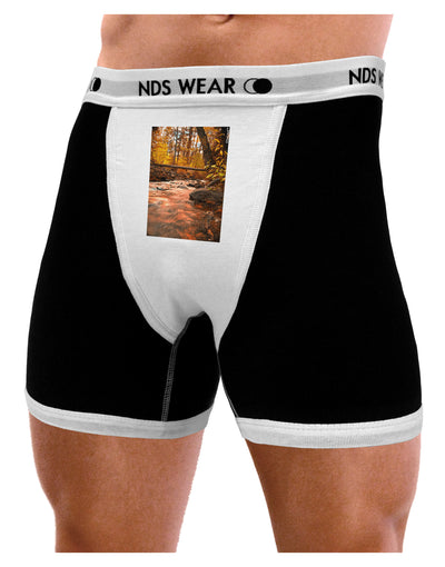 Mt Shavano Colorado Mens NDS Wear Boxer Brief Underwear-Boxer Briefs-NDS Wear-Black-with-White-Small-Davson Sales