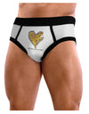 TooLoud I gave you a Pizza my Heart Mens NDS Wear Briefs Underwear-Mens Briefs-NDS Wear-White-with-Black-Small-Davson Sales