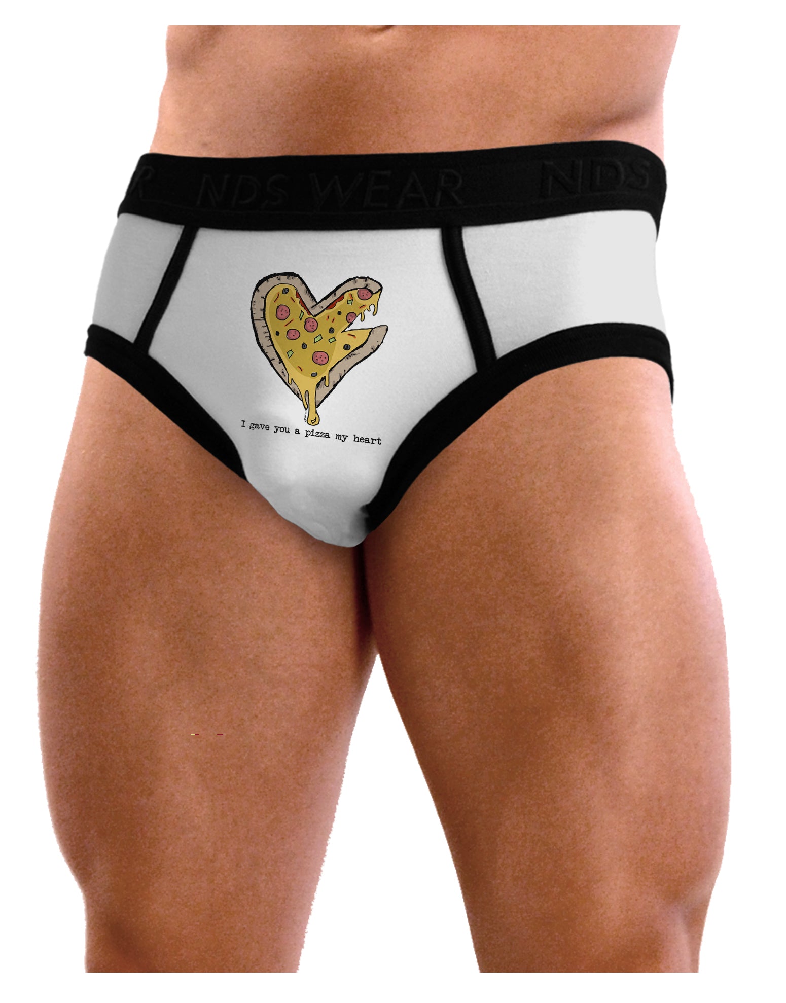 I gave you a Pizza my Heart Mens NDS Wear Briefs Underwear Small Toolo -  Davson Sales