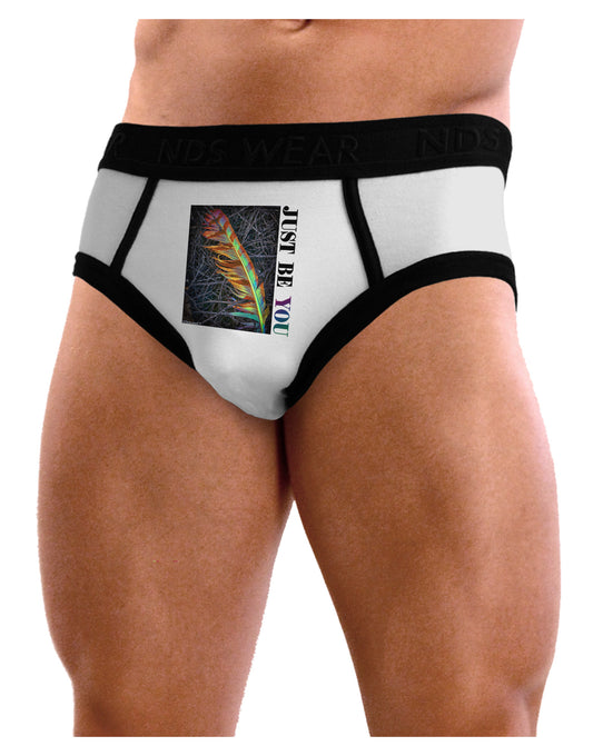 Just Be You - Unique Mens NDS Wear Briefs Underwear-Mens Briefs-NDS Wear-White-Small-Davson Sales