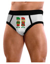 Cute Elf Couple Christmas Mens NDS Wear Briefs Underwear-Mens Briefs-NDS Wear-White-Small-Davson Sales