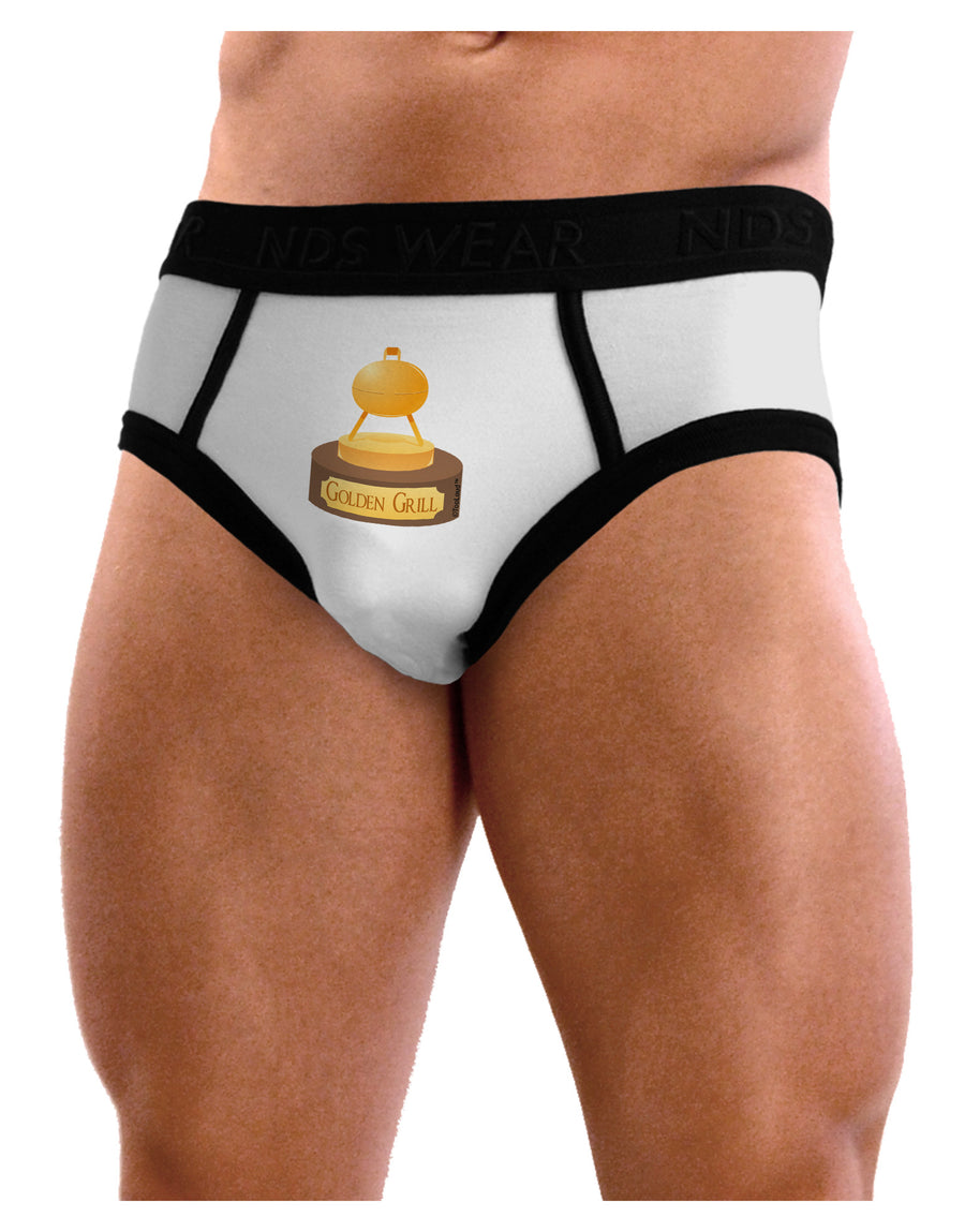 Golden Grill Trophy Mens NDS Wear Briefs Underwear by TooLoud-Mens Briefs-NDS Wear-White-Small-Davson Sales