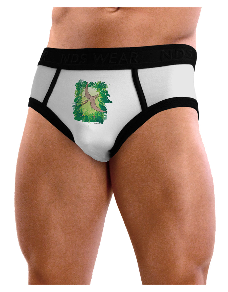 Pterosaurs - Without Name Mens NDS Wear Briefs Underwear by TooLoud-Mens Briefs-NDS Wear-White-Small-Davson Sales