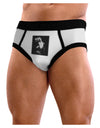 Tyrannosaurus Rex Design - Grayscale Mens NDS Wear Briefs Underwear by TooLoud-Mens Briefs-NDS Wear-White-Small-Davson Sales