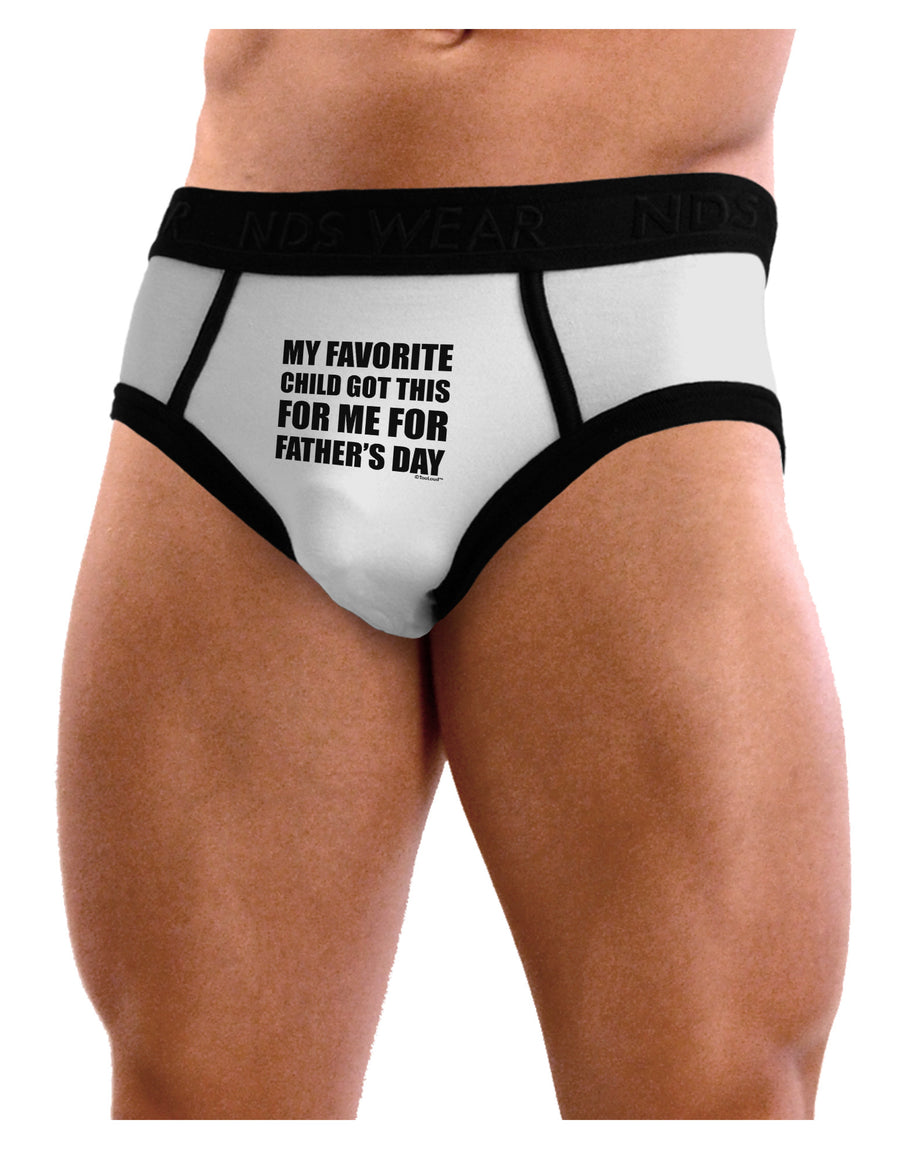 My Favorite Child Got This for Me for Father's Day Mens NDS Wear Briefs Underwear by TooLoud-Mens Briefs-TooLoud-White-Small-Davson Sales