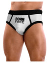 Born Free Mens NDS Wear Briefs Underwear by TooLoud-Mens Briefs-NDS Wear-White-Small-Davson Sales