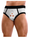 Cute Easter Chick Face Mens NDS Wear Briefs Underwear-Mens Briefs-NDS Wear-White-with-Black-Small-Davson Sales