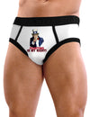 Uncle Sam Pointing is my Right Mens NDS Wear Briefs Underwear-Mens Briefs-NDS Wear-White-Small-Davson Sales