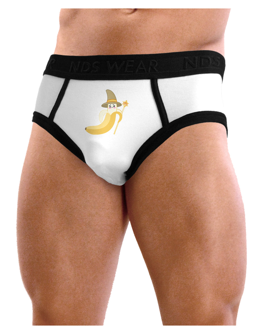 Ben Banana Wizard - Cute Fruit Halloween Mens NDS Wear Briefs Underwear-Mens Briefs-NDS Wear-White-Small-Davson Sales