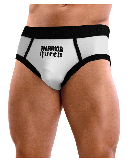 Warrior Queen Script Mens NDS Wear Briefs Underwear-Mens Briefs-NDS Wear-White-Small-Davson Sales