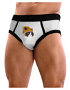 Disgruntled Cat Wearing Turkey Hat Mens NDS Wear Briefs Underwear by NDS Wear-Mens Briefs-NDS Wear-White-Small-Davson Sales