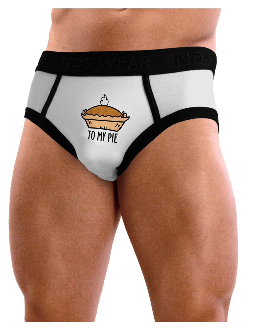 To My Pie Mens NDS Wear Briefs Underwear-Mens Briefs-NDS Wear-White-with-Black-Small-Davson Sales