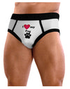 I Heart My Pug Mens NDS Wear Briefs Underwear by TooLoud-Mens Briefs-NDS Wear-White-Small-Davson Sales