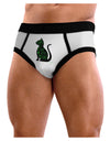 Happy St. Catty's Day - St. Patrick's Day Cat Mens NDS Wear Briefs Underwear by TooLoud-Mens Briefs-TooLoud-White-Small-Davson Sales