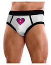 Water Droplet Heart Magenta Mens NDS Wear Briefs Underwear by TooLoud-Mens Briefs-NDS Wear-White-Small-Davson Sales