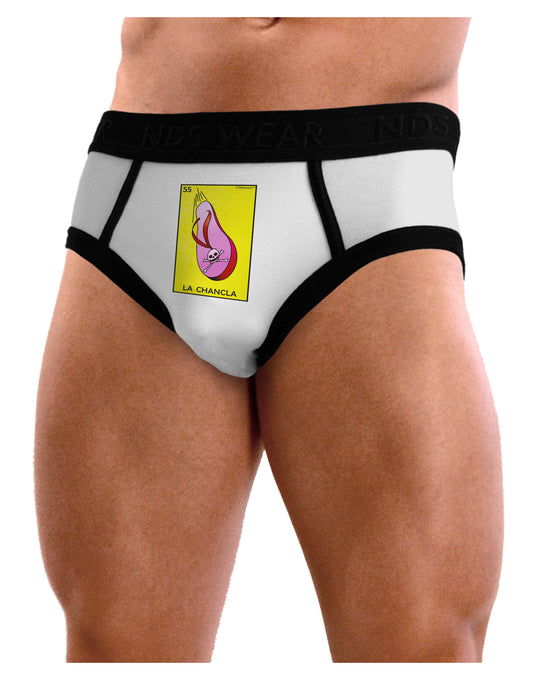 La Chancla Loteria Solid Mens NDS Wear Briefs Underwear by NDS Wear-Mens Briefs-NDS Wear-White-Small-Davson Sales